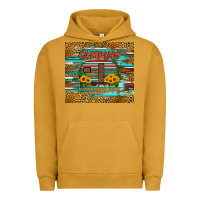 Pigment Peanut Butter camping is my happy place Urban Hoodie - Artiststas