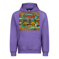 Tulip camping is my happy place Urban Hoodie - Artiststas
