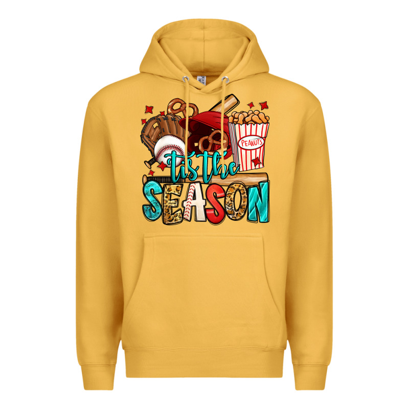 'tis The Season Baseball Game Premium Hoodie by Jasminsmagicworld | Teevron
