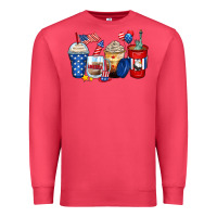 Cardinal 4th of july coffee cups Premium Sweatshirt - Zillion Design Studio