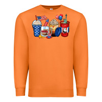 Carrot 4th of july coffee cups Premium Sweatshirt - Zillion Design Studio