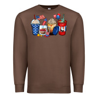 Chestnut 4th of july coffee cups Premium Sweatshirt - Zillion Design Studio