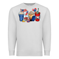 Dove Grey 4th of july coffee cups Premium Sweatshirt - Zillion Design Studio
