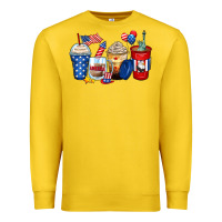 Lemon 4th of july coffee cups Premium Sweatshirt - Zillion Design Studio