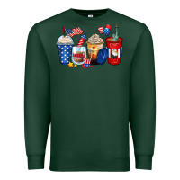 Sports Green 4th of july coffee cups Premium Sweatshirt - Zillion Design Studio