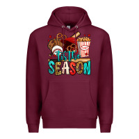 Burgundy 'tis the season baseball game Premium Hoodie - Jasminsmagicworld