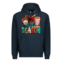 Navy 'tis the season baseball game Premium Hoodie - Jasminsmagicworld