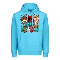 Ocean Blue 'tis the season baseball game Premium Hoodie - Jasminsmagicworld