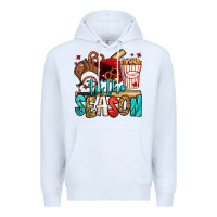 White 'tis the season baseball game Premium Hoodie - Jasminsmagicworld