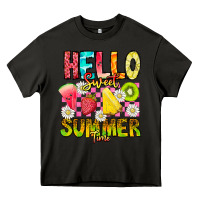 Asphalt Hello Sweet Summer Time Heavy Core Tee - CowhideDigitalArt
