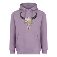 Lavender western bull skull tbw Heavyweight Hoodie - texasbilliewilder