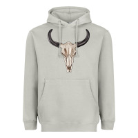 Moon Dust western bull skull tbw Heavyweight Hoodie - texasbilliewilder