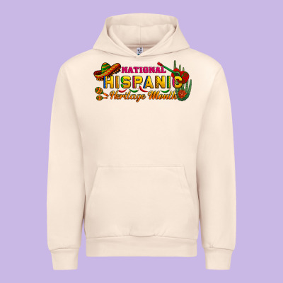 National Hispanic Heritage Month Urban Hoodie Designed By Bundleandbundleshop