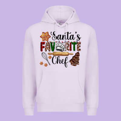 Santa's Favorite Chef Premium Hoodie Designed By Adodesignshop