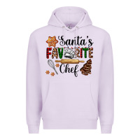 Lilac santa's favorite chef Premium Hoodie - AdoDesignShop