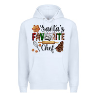 White santa's favorite chef Premium Hoodie - AdoDesignShop