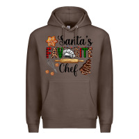 Coffee santa's favorite chef Premium Hoodie - AdoDesignShop