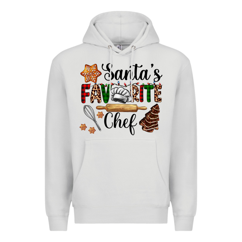 Santa's Favorite Chef Premium Hoodie by AdoDesignShop | Teevron