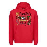Red santa's favorite chef Premium Hoodie - AdoDesignShop