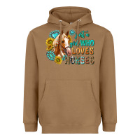Toasted Coconut western just a girl who loves horses Heavyweight Hoodie - texasbilliewilder