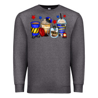 Charcoal Heather police coffee cups Premium Sweatshirt - Zillion Design Studio