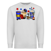 Dove Grey police coffee cups Premium Sweatshirt - Zillion Design Studio