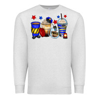 Oatmeal Heather police coffee cups Premium Sweatshirt - Zillion Design Studio