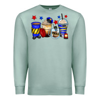 Seafoam police coffee cups Premium Sweatshirt - Zillion Design Studio