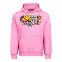 Fuchsia Pink camp life Urban Hoodie - Artiststas