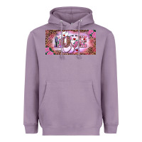 Lavender Valentine's Day Nurse Love Heavyweight Hoodie - RanaPortraitStore