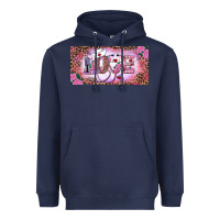Navy Valentine's Day Nurse Love Heavyweight Hoodie - RanaPortraitStore