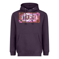 Plum Valentine's Day Nurse Love Heavyweight Hoodie - RanaPortraitStore