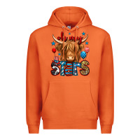 Carrot oh my stars 4th of july shaggy cow Premium Hoodie - Jasminsmagicworld