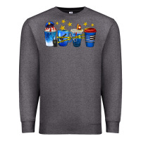 Charcoal Heather police coffee cups Premium Sweatshirt - texasbilliewilder