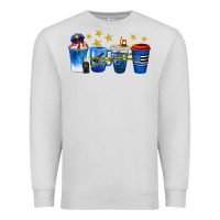 Dove Grey police coffee cups Premium Sweatshirt - texasbilliewilder