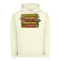 Pigment Pistachio national hispanic heritage month with background Urban Hoodie - BundleAndBundleShop