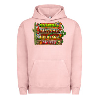 Pigment Salmon national hispanic heritage month with background Urban Hoodie - BundleAndBundleShop