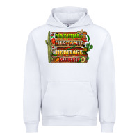 White national hispanic heritage month with background Urban Hoodie - BundleAndBundleShop