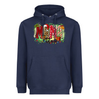 Navy mama claus Heavyweight Hoodie - Zillion Design Studio