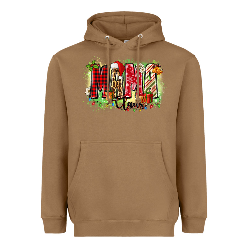 Mama Claus Heavyweight Hoodie by Zillion Design Studio | Teevron