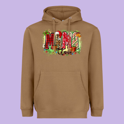 Mama Claus Heavyweight Hoodie Designed By Zillion Design Studio