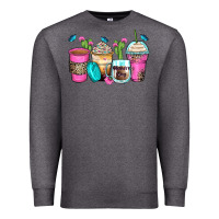 Charcoal Heather mother's day coffee cups Premium Sweatshirt - Zillion Design Studio