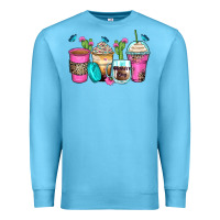 Ocean Blue mother's day coffee cups Premium Sweatshirt - Zillion Design Studio