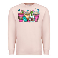 Pale Pink mother's day coffee cups Premium Sweatshirt - Zillion Design Studio