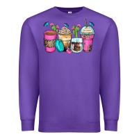 Purple mother's day coffee cups Premium Sweatshirt - Zillion Design Studio