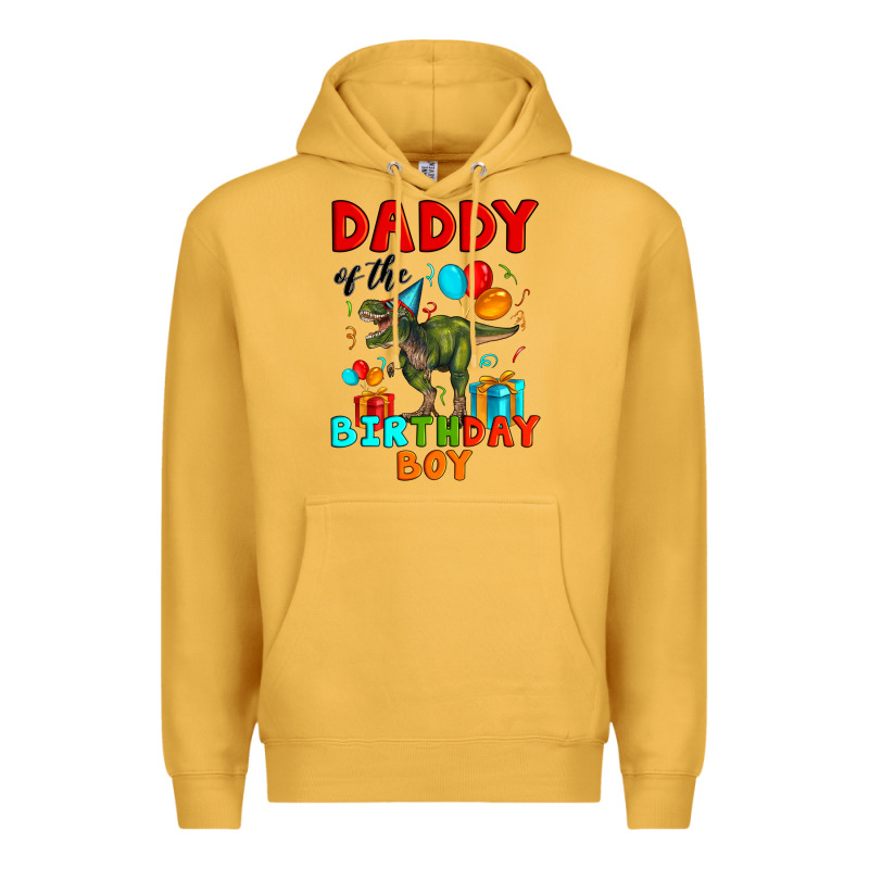 Daddy Of The Birthday Boy T Rex Premium Hoodie by Artiststas | Teevron