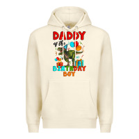 Sandshell daddy of the birthday boy t rex Premium Hoodie - Artiststas
