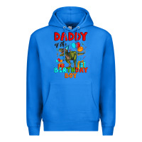 True Royal daddy of the birthday boy t rex Premium Hoodie - Artiststas