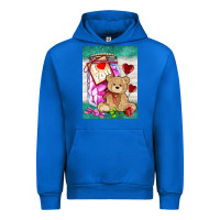 Cobalt candy jar with bear  air Urban Hoodie - AdoDesignShop