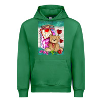 Emerald candy jar with bear  air Urban Hoodie - AdoDesignShop